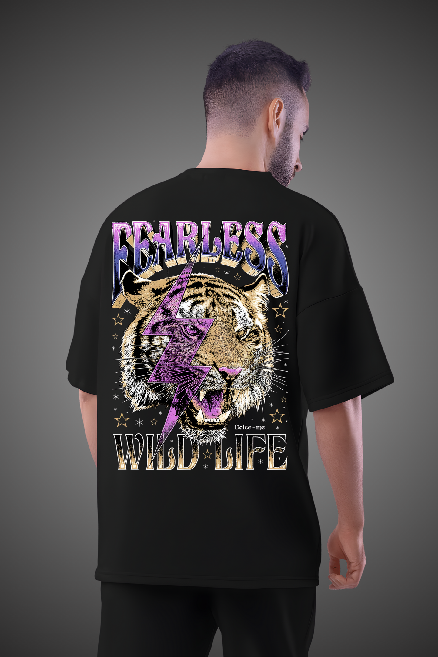 FEARLESS TIGER OVERSIZED TSHIRT
