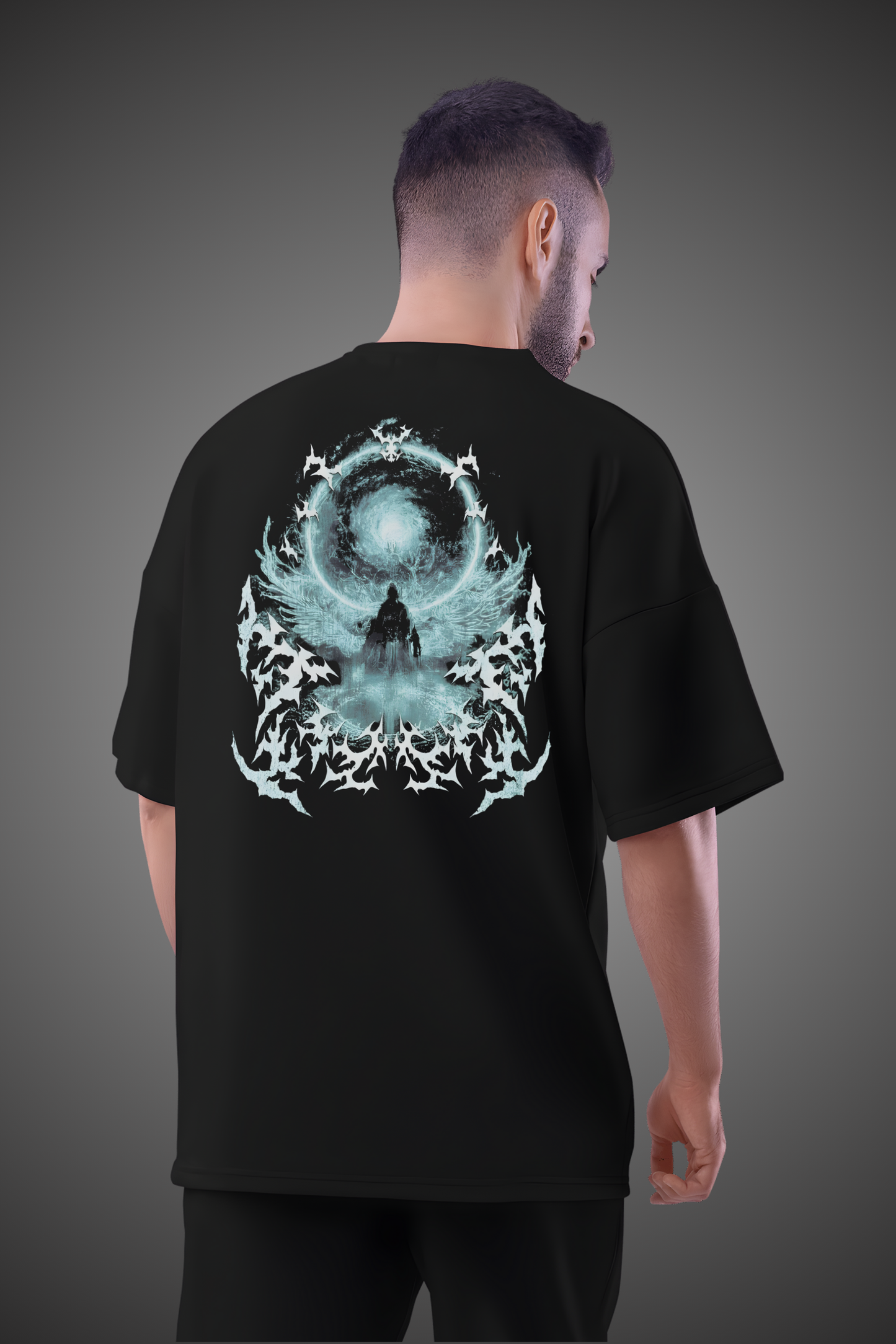 BLUE MEDITATION OVERSIZED TSHIRT