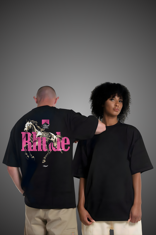 SKELETON HORSE OVERSIZED TSHIRT