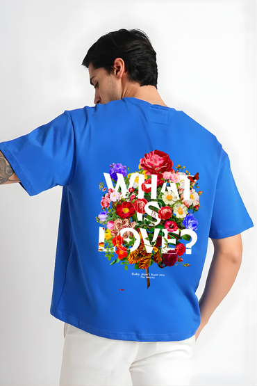 ROSE FLOWER OVERSIZED TSHIRT