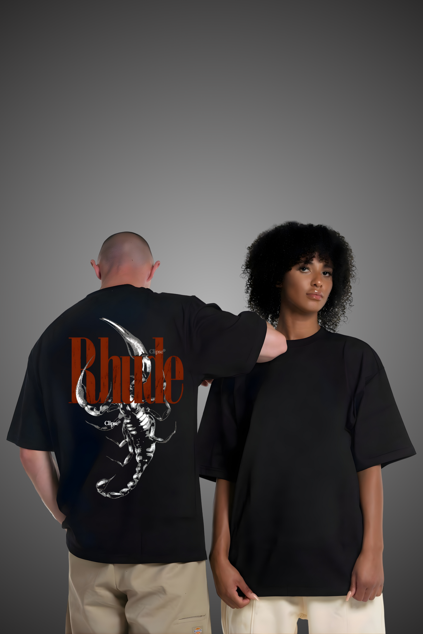 RHUDE SCORPION OVERSIZED TSHIRT