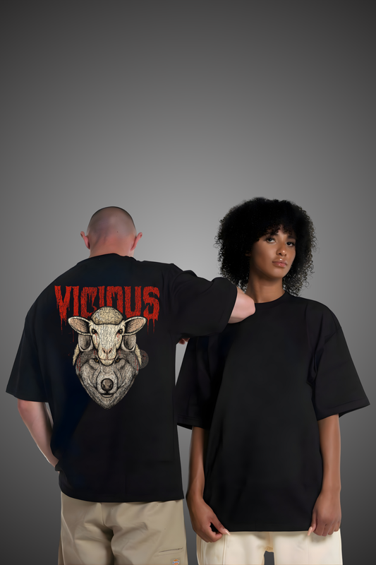 VICIOUS WOLF OVERSIZED TSHIRT