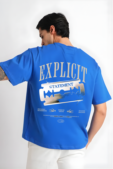 EXPLICIT STATEMENT OVERSIZED TSHIRT