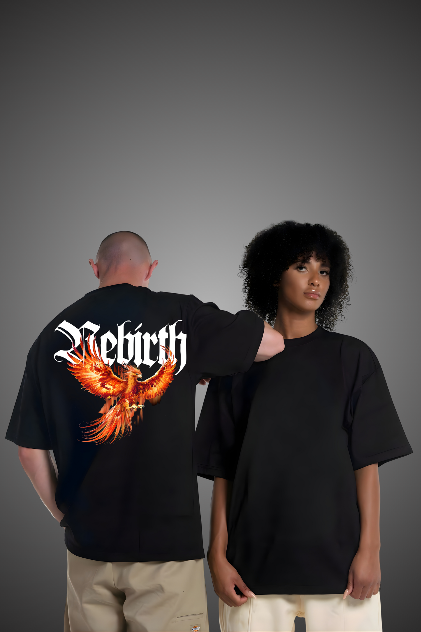 REBIRTH PHOENIX OVERSIZED TSHIRT
