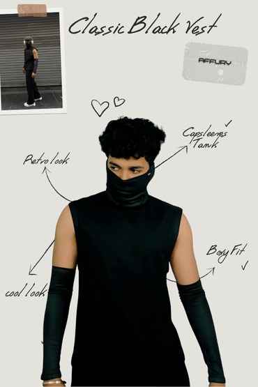 CLASSIC BLACK TANK VEST