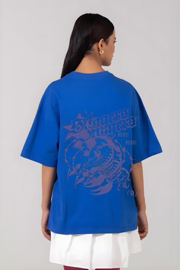 BLUE BRINGERO  OVERSIZED TSHIRT