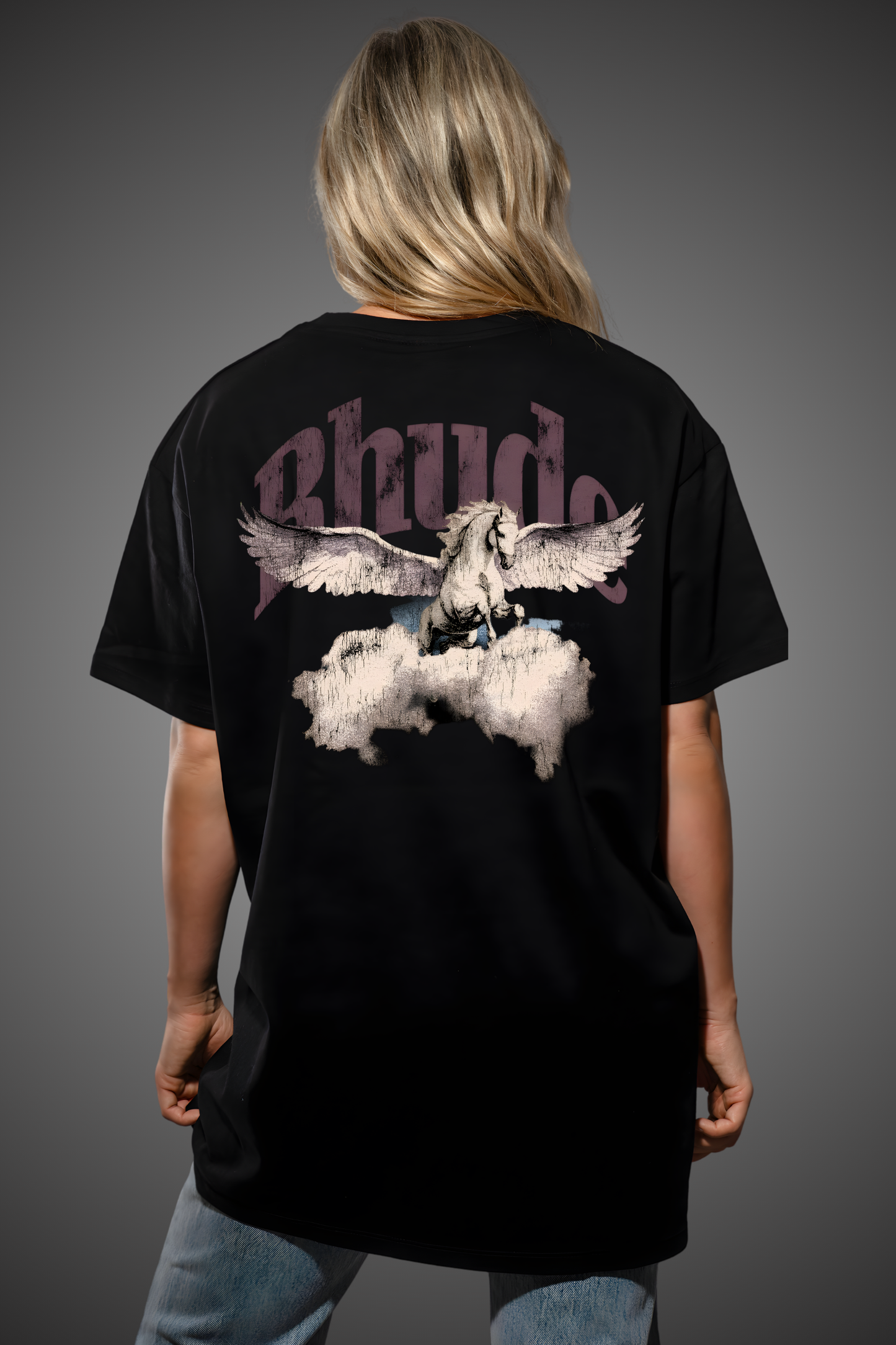 RHUDE HORSE OVERSIZED TSHIRT