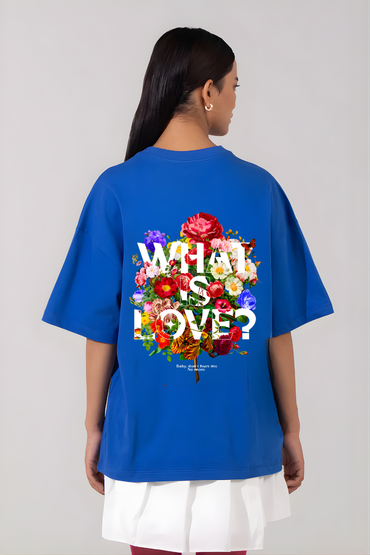 ROSE FLOWER OVERSIZED TSHIRT