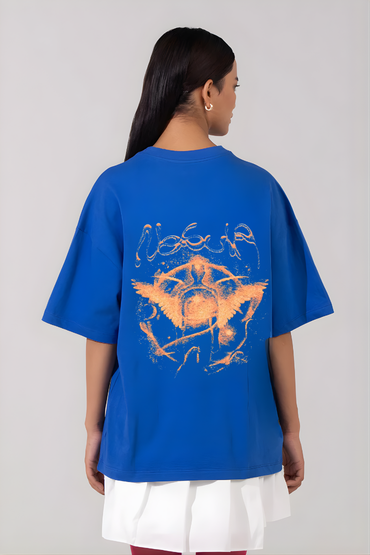 ORANGE WINGS OVERSIZED TSHIRT