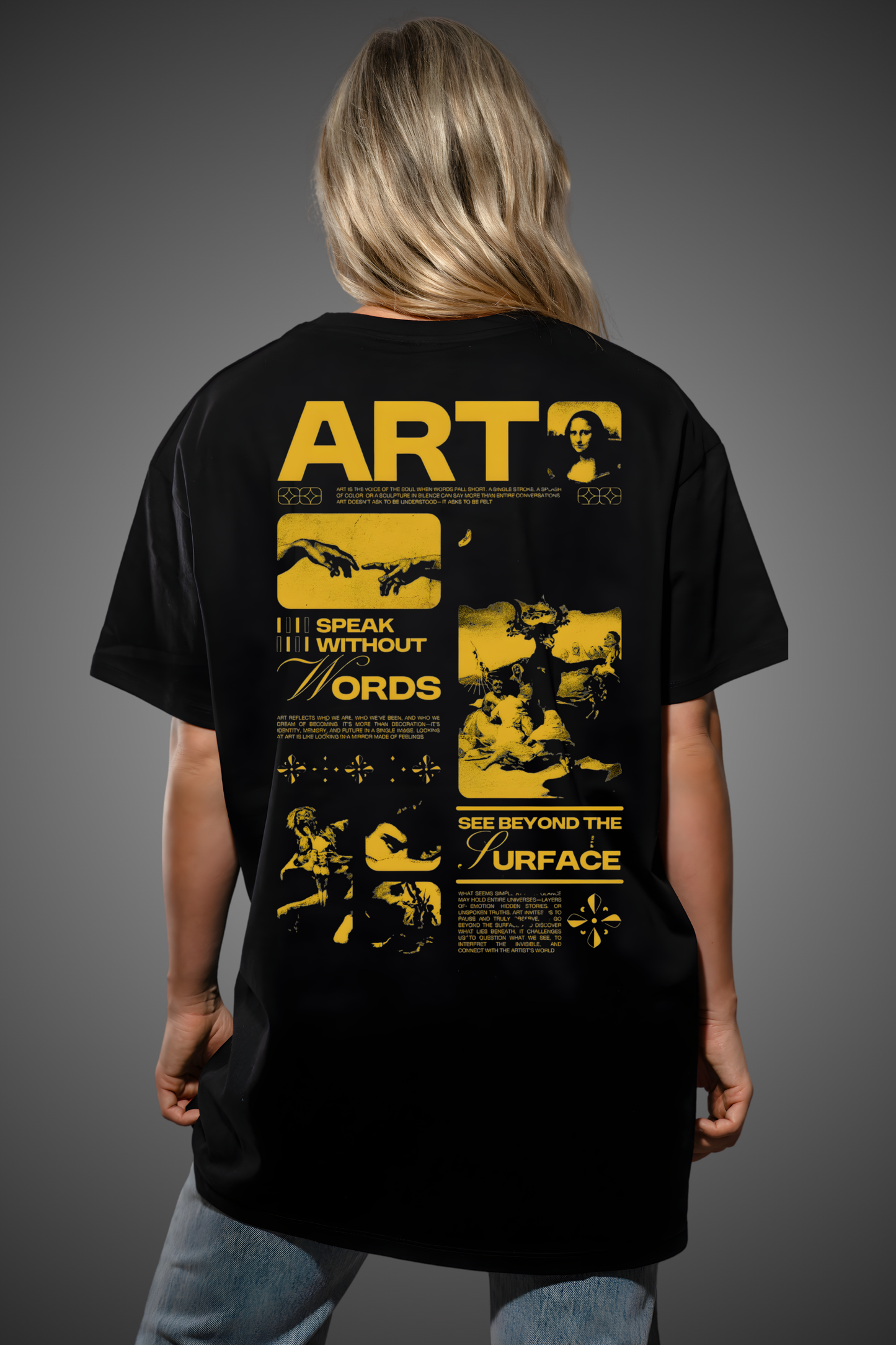 ART SURFACE OVERSIZED TSHIRT