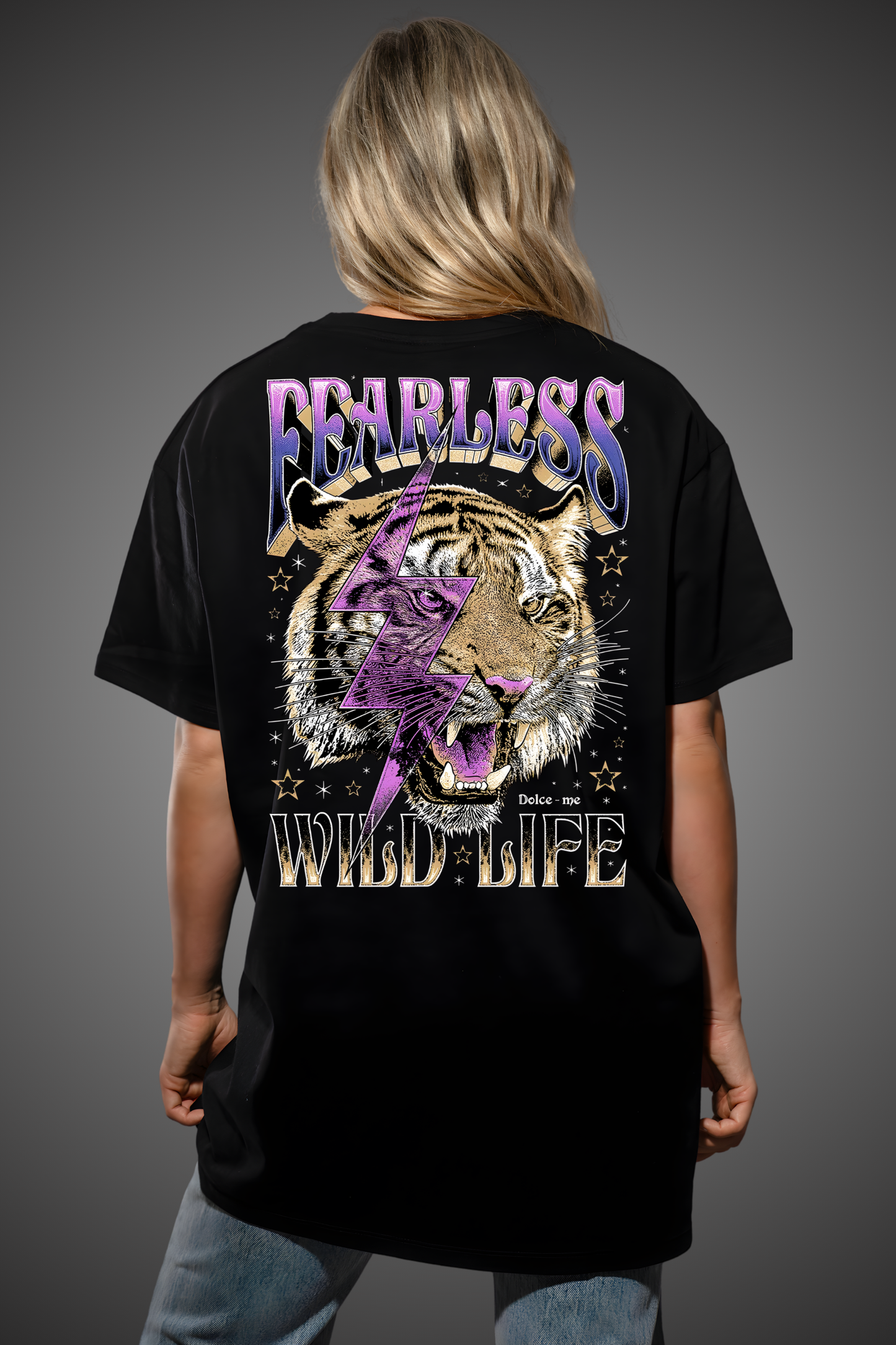 FEARLESS TIGER OVERSIZED TSHIRT