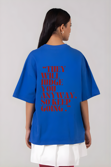 KEEP GOING OVERSIZED TSHIRT