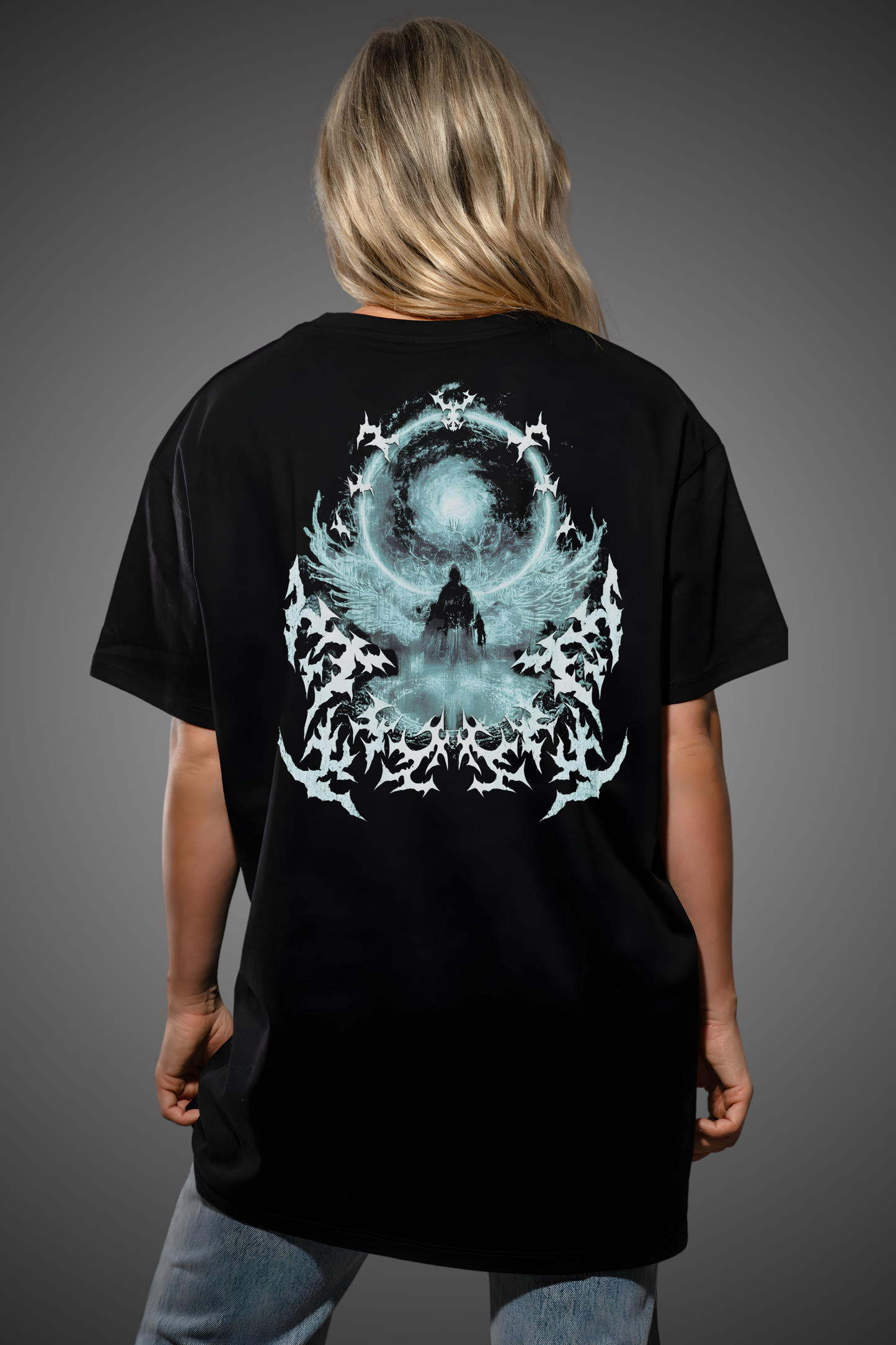 BLUE MEDITATION OVERSIZED TSHIRT