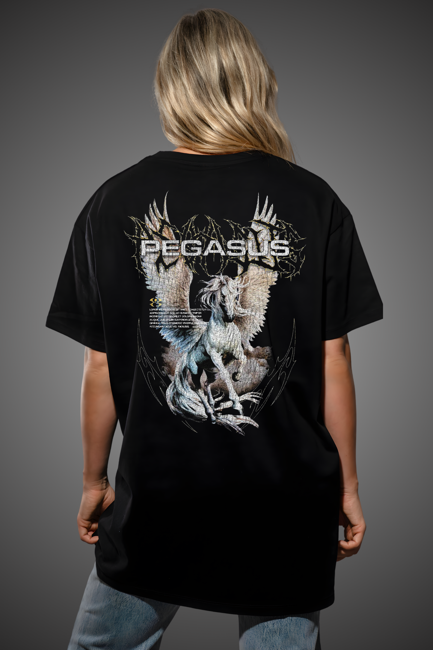PEGASUS HEAVEN OVERSIZED TSHIRT
