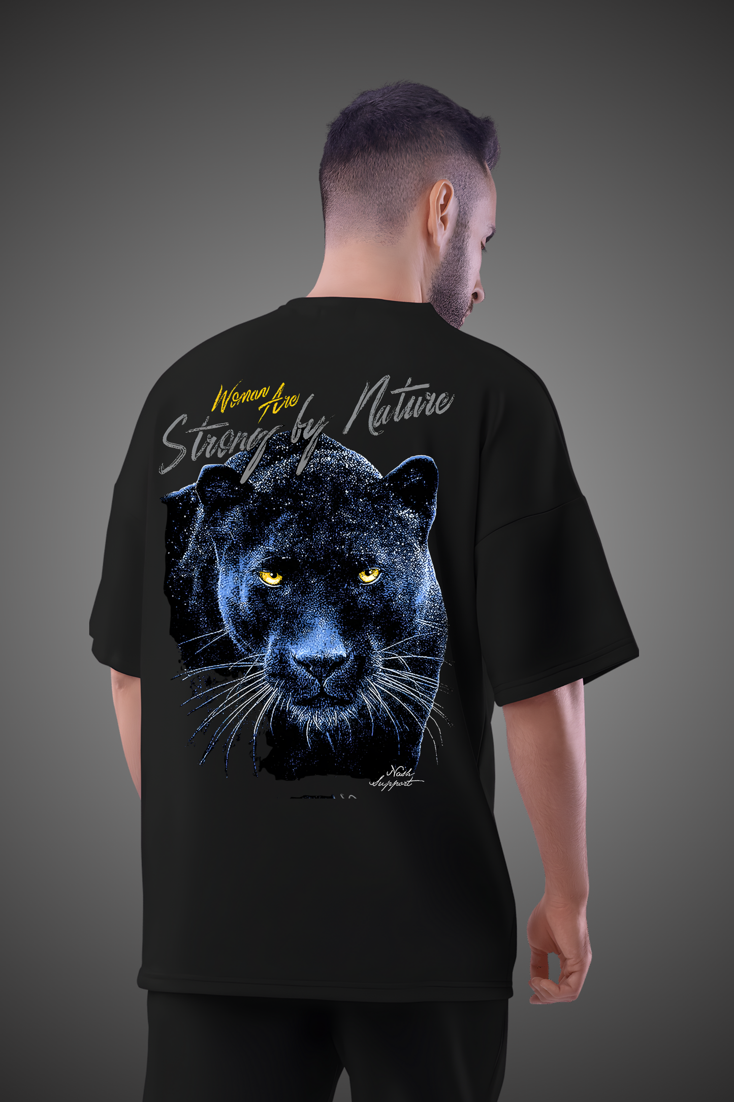 BLUE PANTHER OVERSIZED TSHIRT
