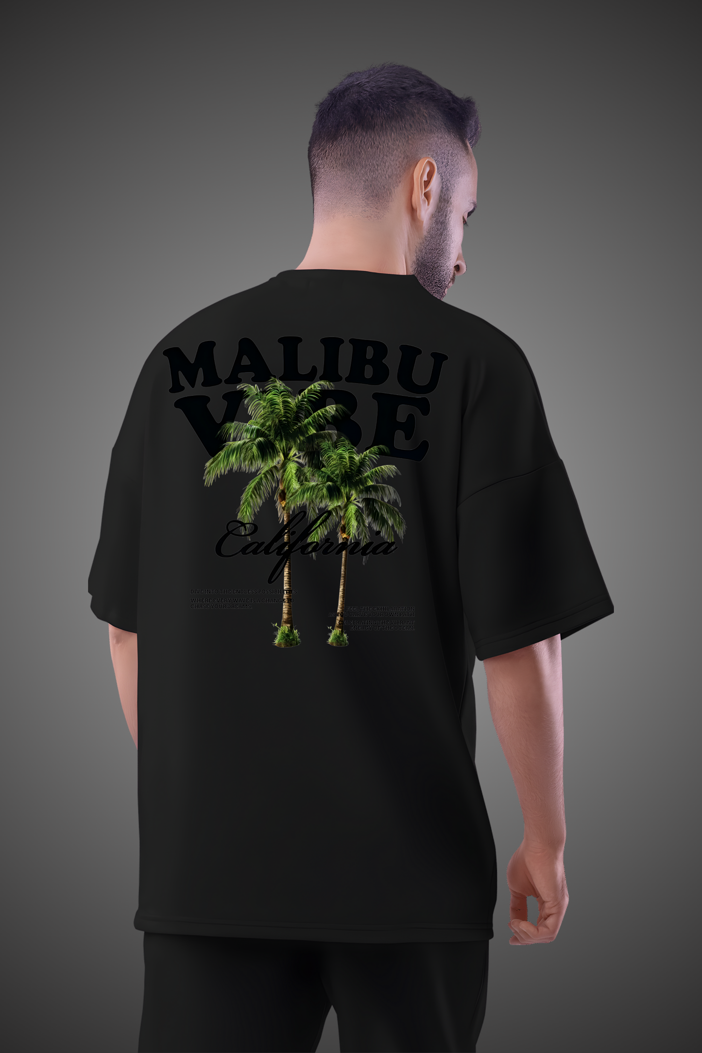 MALIBU TREE OVERSIZED TSHIRT