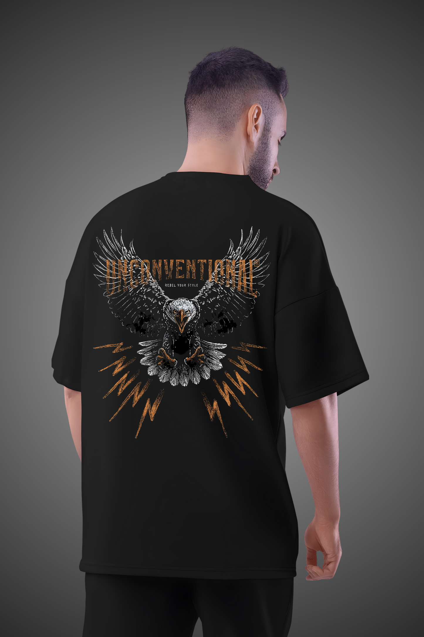 FIERY EAGLE OVERSIZED TSHIRT