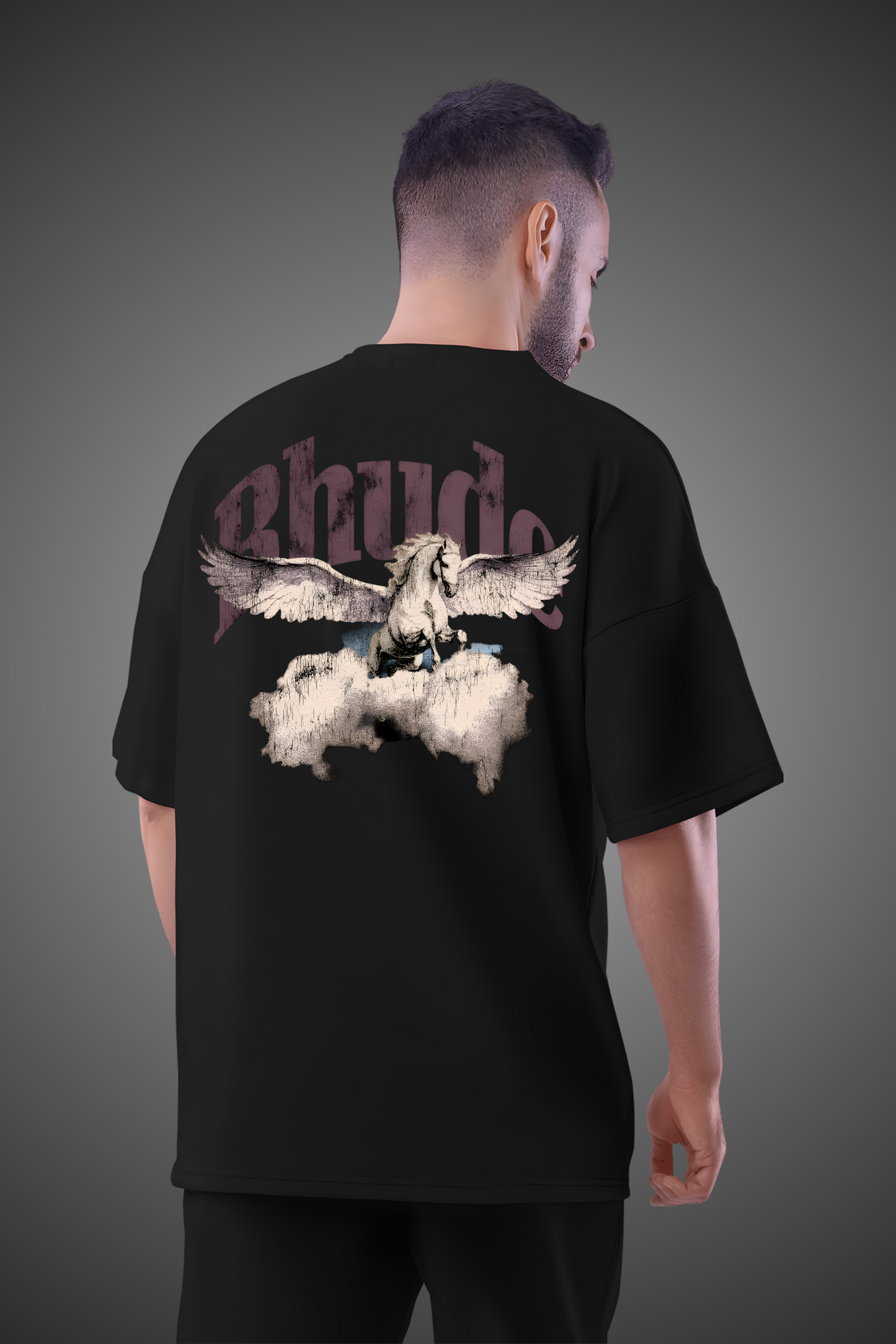 RHUDE HORSE OVERSIZED TSHIRT