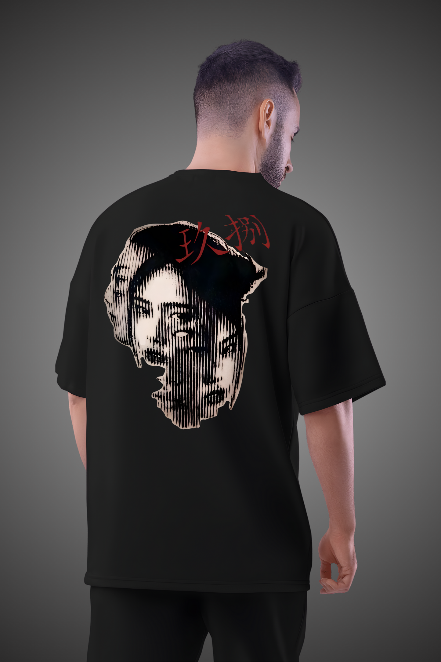 3 FACES OVERSIZED TSHIRT