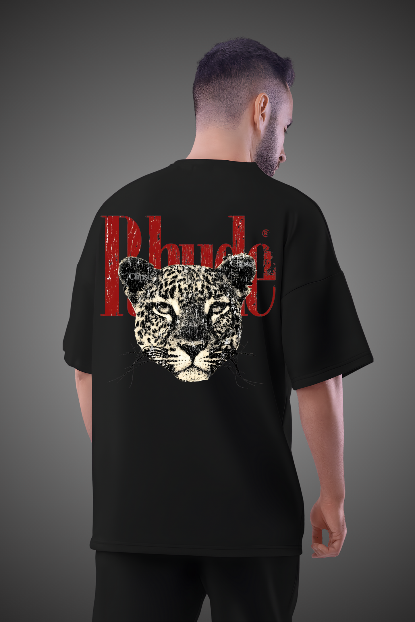PHUDE LEOPARD OVERSIZED TSHIRT