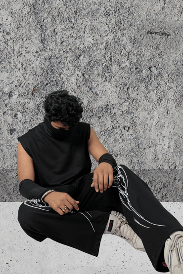 CROSS ARROW BAGGY SWEATPANTS