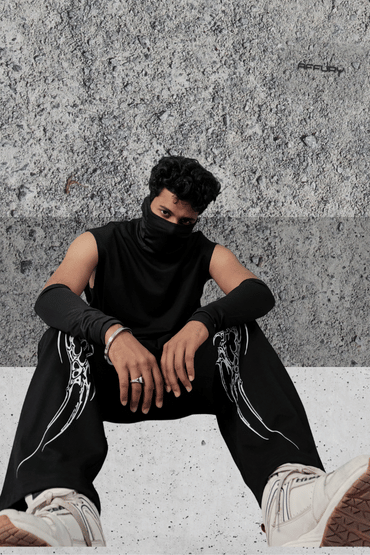 CROSS ARROW BAGGY SWEATPANTS